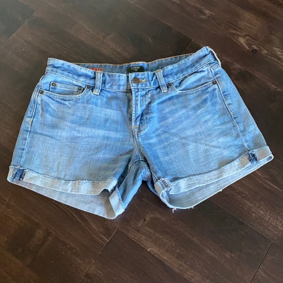 J Crew Jean Shorts - Picture 1 of 4